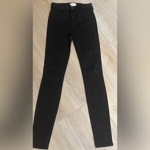 L'AGENCE Midnight Black Skinny Jeans Size 24